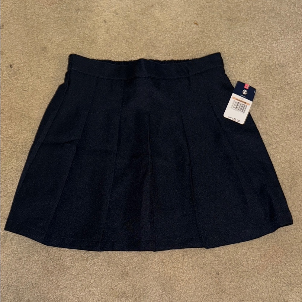 Izod Navy Girls School Uniform Skirt